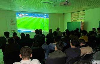 Hasköy Gençlik Merkezi’nde milli maç heyecanı