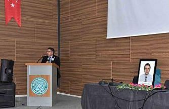 Hayatını kaybeden araştırma görevlisi için okulunda tören düzenlendi