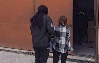 Hırsızlıktan 18 yıl 9 ay hapis cezası bulunan kadın yakalandı