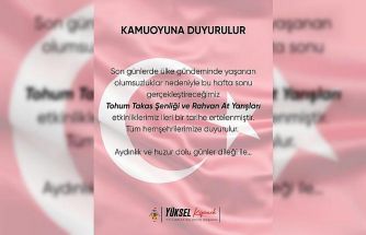 Honaz Tohum Takas Şenliği ve Rahvan At Yarışları, ülke gündeminde yaşanan olumsuzluklar nedeniyle ertelendi