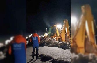 Isparta’da karla kaplı yaylada mahsur kalan 2 kişi kurtarıldı