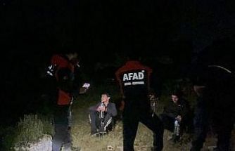 İzmir’de dağlık alanda mahsur kalan çocuklar kurtarıldı