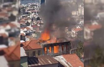 İzmir’de metruk binada yangın