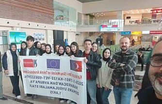 Karakoçanlı öğrenciler demans hastalığı üzerine Avrupa stajını sürdürüyor