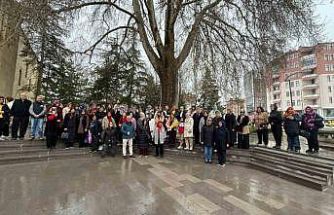 Karaman’a gelen turistler şehrin tarihi yerlerini gezdi