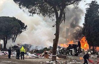 Kartal’da çöplük alanda korkutan yangın: Gökyüzü dumanlarla kaplandı