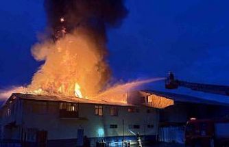 Kastamonu’da fabrika yangını