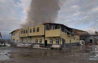 Kastamonu’daki fabrika yangını kontrol altına alındı