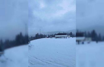 Kastamonu’nun yüksek kesimlerinde kar yağışı ve fırtına etkili oluyor