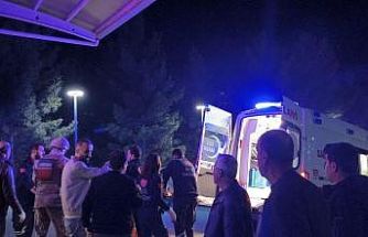 Kavgayı ayırmak isterken bacağından vuruldu