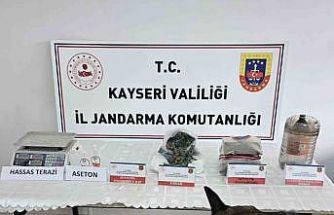 Kayseri’de uyuşturucu operasyonu: 2 gözaltı