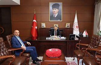 Keskin’den Vali Hacıbektaşoğlu’na veda ziyareti