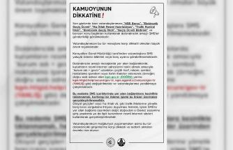 KGM’den dolandırıcılık amaçlı SMS’lere karşı uyarı: "Karayolları Genel Müdürlüğü tarafından vatandaşlara SMS yoluyla ödeme bildirimi gönderilmemektedir"