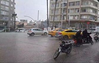 Kilis’te kuvvetli yağış  etkili oldu