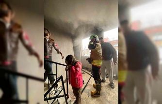 Kırıkhan’da ev yangını