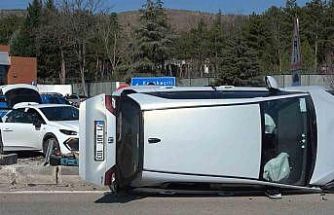 Kırıkkale’de iki otomobil çarpıştı: 1 yaralı