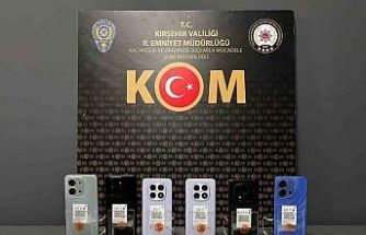 Kırşehir’de kaçak cep telefonu operasyonu