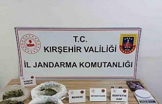 Kırşehir’de uyuşturucu tacirine suçüstü