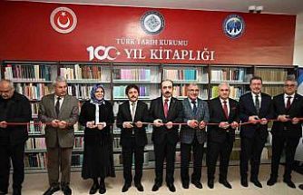 KMÜ’de "Türk Tarih Kurumu 100. Yıl Kitaplığı" açıldı