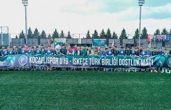 Kocaelispor U19 ile İskeçe Türk Birliği dostluk maçında karşılaştı