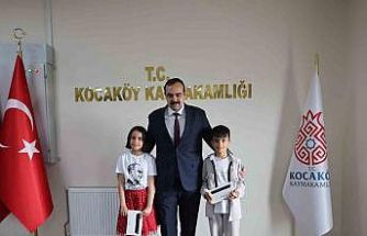 Kocaköy’de çocuklara "temsili kaymakamlık sertifikası" verildi