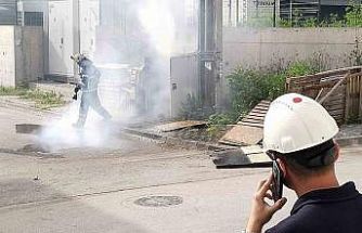 Körfez’de trafo yangını paniğe neden oldu