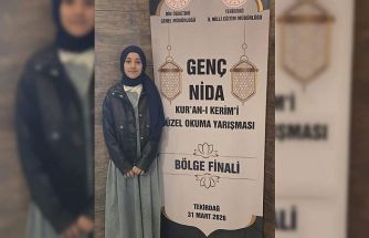 Kur’an-ı Kerim’i Güzel Okuma Yarışmasında bölge birincisi oldu