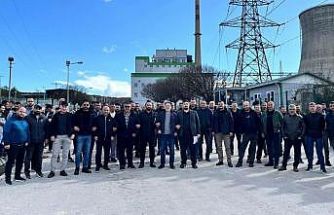 Kütahya Tunçbilek’te Termik Santral işçileri eylemde