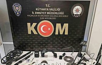 Kütahya’da tarihi eser kaçakçılığı operasyonu