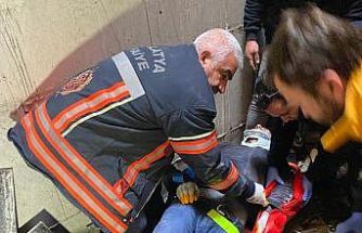 Malatya’da asansör boşluğuna düşen işçi yaralandı