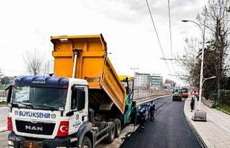 Malatya’da çevre yolu yan yolları yenileniyor