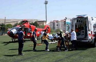 Malatya’da hava ambulansı 19 yaşındaki hasta için havalandı