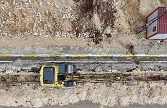 Mardin’de bir mahallede daha atıksu hattı döşeme çalışması tamamlandı
