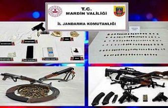 Mardin’de silah ve tarihi eser kaçakçılığı operasyonu: 6 gözaltı