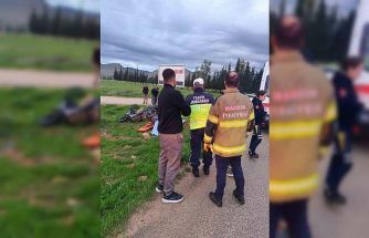 Mardin’de yol kenarına savrulan motosikletin sürücüsü hayatını kaybetti