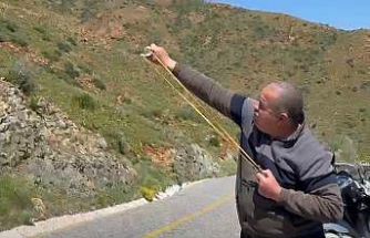 Marmaris’te sapanla  tohum topu attılar