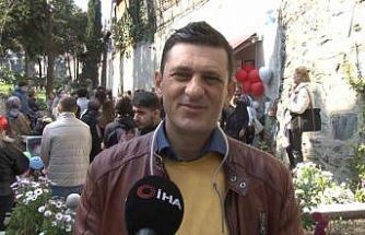 Mattia Ahmet Minguzzi’nin ailesi, doğum günü olan 23 Nisan’da çocuklarının mezarını ziyaret etti