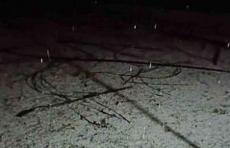 Mersin’de dolu yağışı etkili oldu