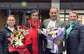 Milli atıcı Buğra Selimzade dünya üçüncüsü ünvanı ile Trabzon’a döndü