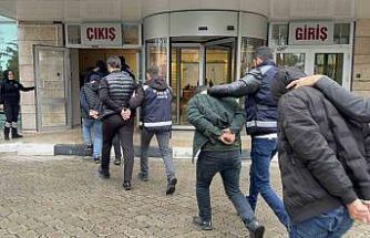 Milyonluk araç vurgunu operasyonunda 8 kişi tutuklandı