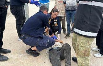 Motosiklet ile otomobil çarpıştı: 1 yaralı