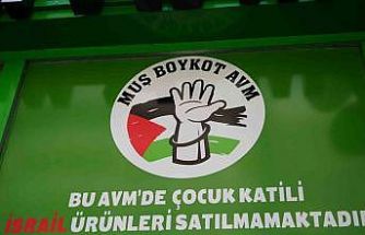 Muş’ta boykot ürünlerini raflarına almayan yeni market hizmete açıldı