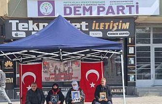 Muş’ta evlat nöbeti sürüyor