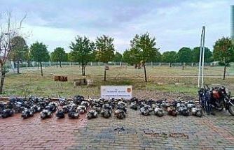 Nevşehir’de motosiklet şaselerini kazıyan şahıslara operasyon: 2 gözaltı