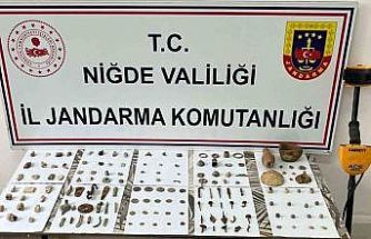 Niğde’de ’Anadolu Mirası’ operasyonu: 145 tarihi eser ele geçirildi
