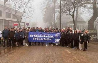 Nilüfer Belediyesi’nden kansere karşı farkındalık yürüyüşü