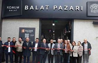 Nilüfer’in 8’inci giyim pazarı Balat’ta açıldı