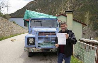 Odunluk olarak kullanılan kamyona kesilen köprü cezası Bakan Uraloğlu’nun talimatıyla iptal edildi