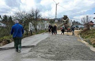 Ordu’da beton yol seferberliği sürüyor