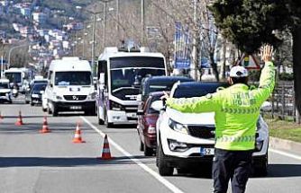 Ordu’da bir haftada 17 binden fazla araç ve sürücüsü denetlendi